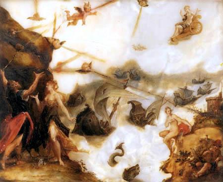 Hans von Aachen The unleashing of the winds Spain oil painting art
